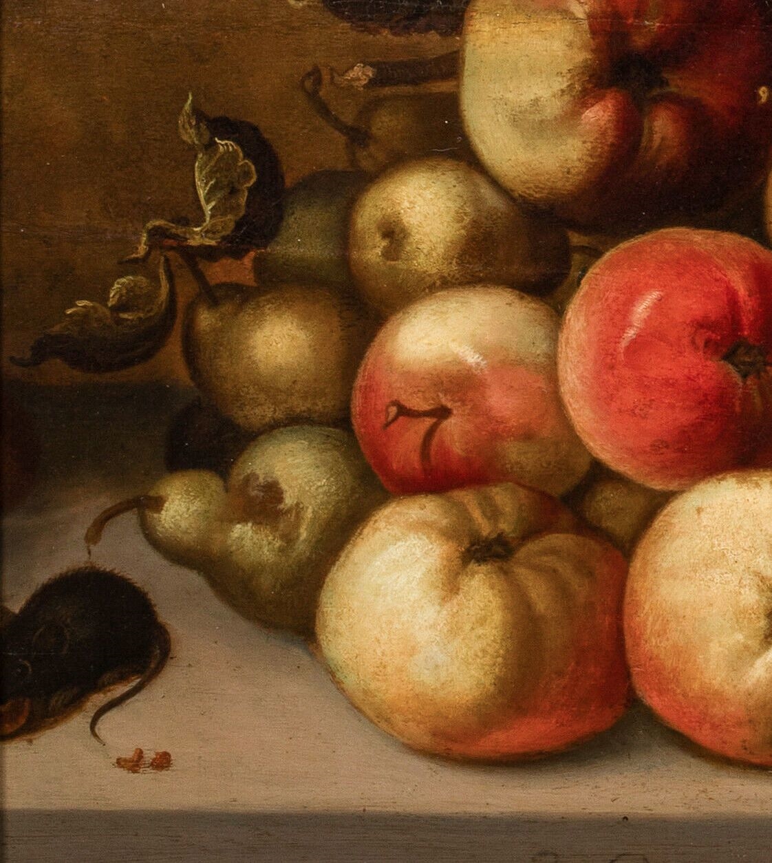 Ancient School, 17th Century | STILL LIFE OF FRUIT AND INSECTS OIL ...