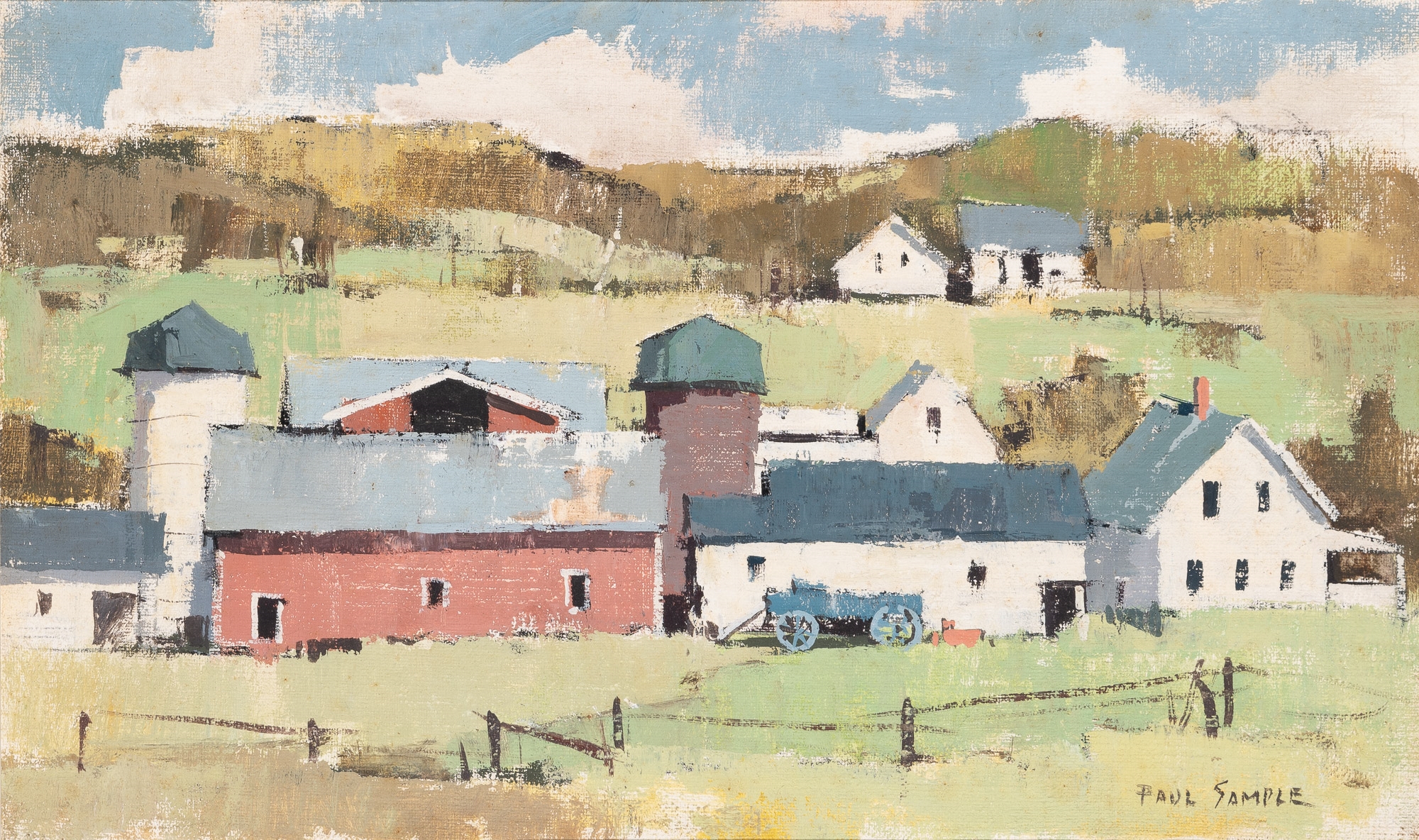 Paul Sample | Vermont Farm | MutualArt