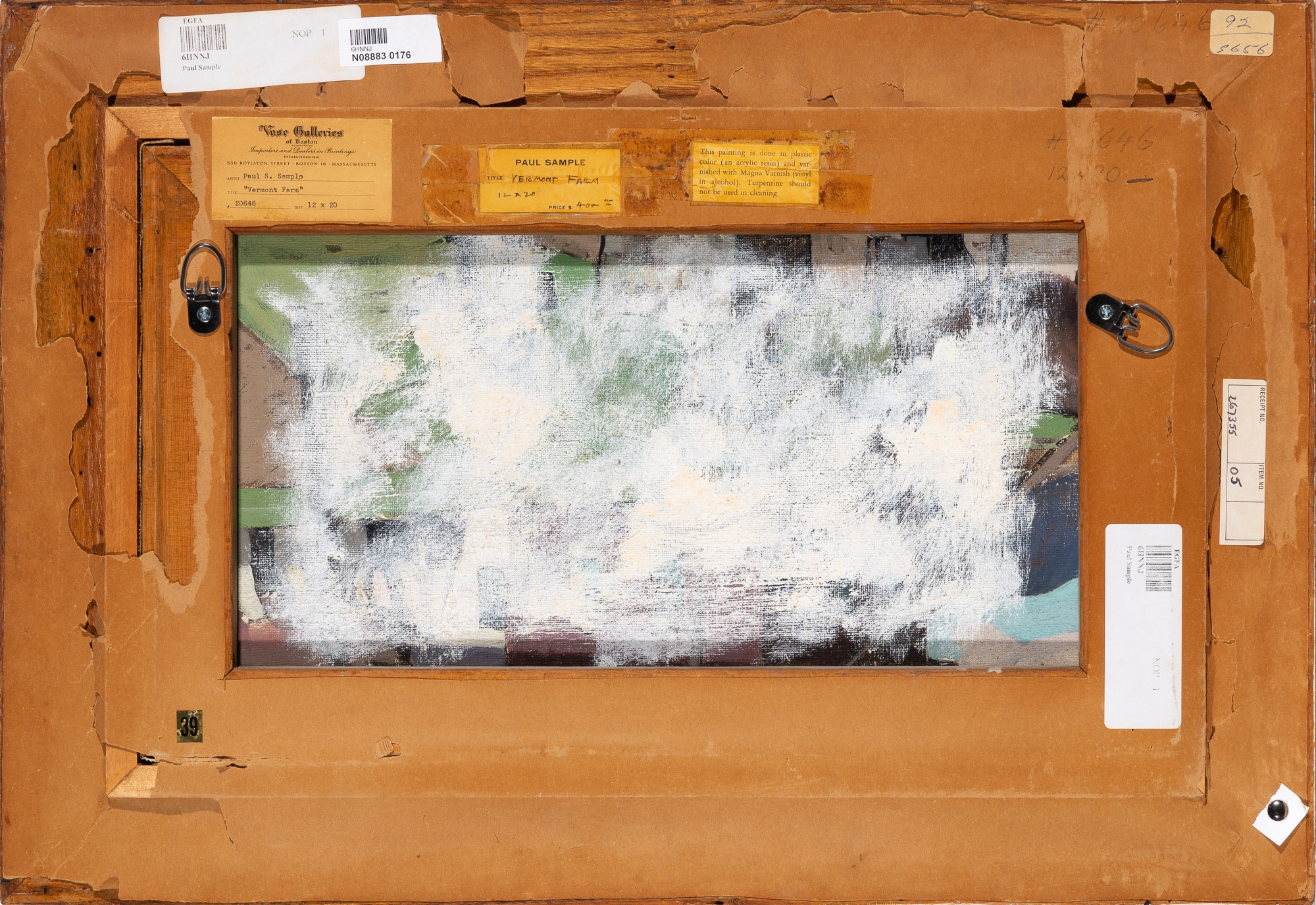 Paul Sample | Vermont Farm | MutualArt