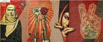 Middle East Mural - 2009 - Shepard Fairey