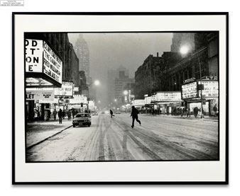 Time Square in snow - 2007 (cliché de 1982) - Martha Cooper