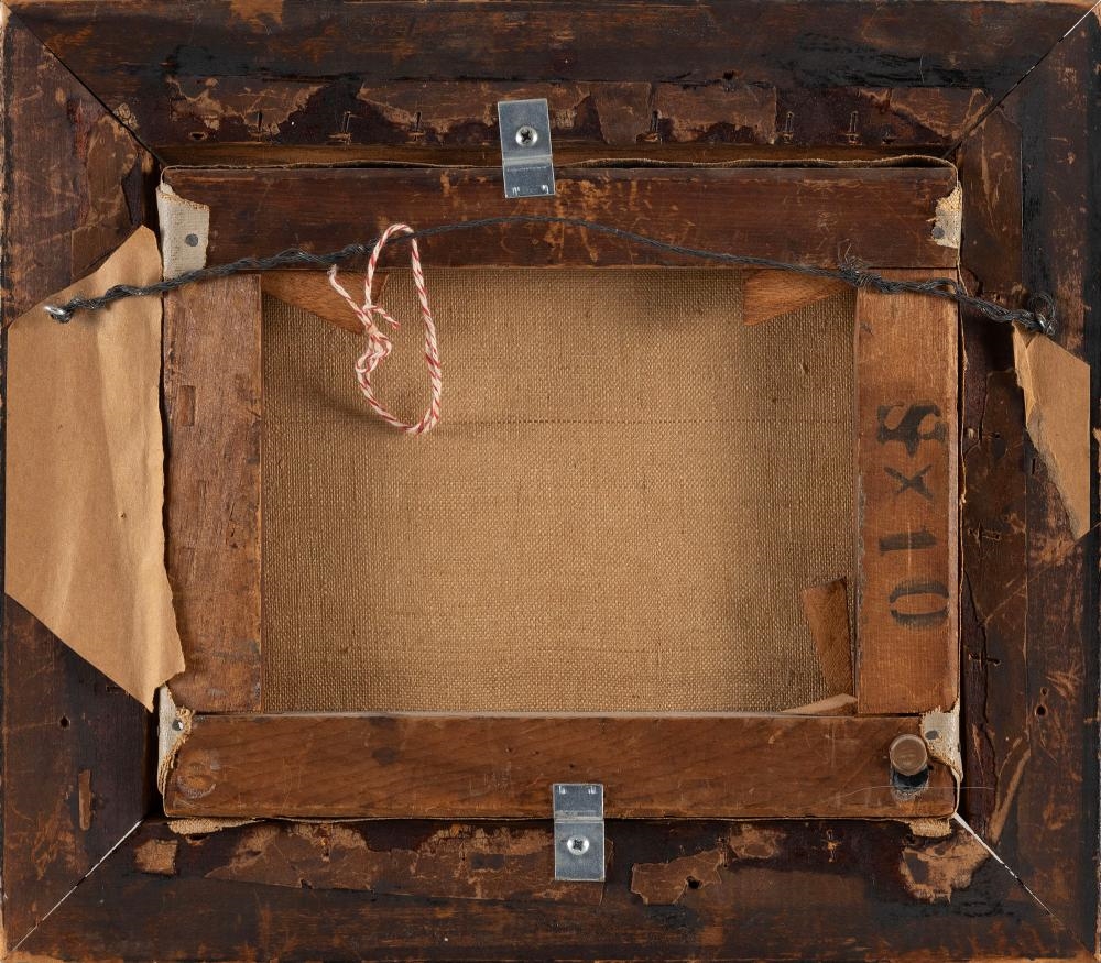 Artwork by Lemuel D. Eldred, Still life of grapes, Made of Oil on canvas