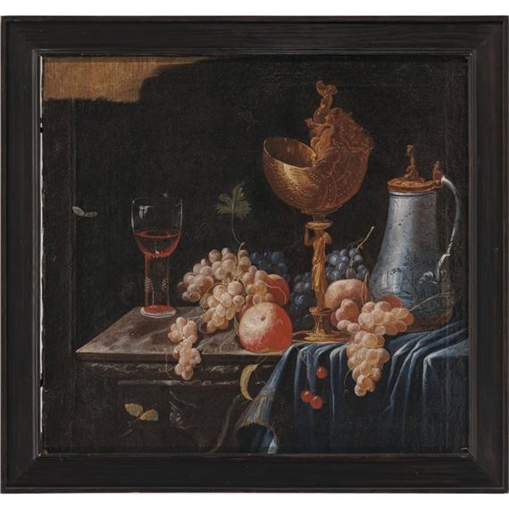 Stillleben mit Nautiluspokal by German School, 18th Century