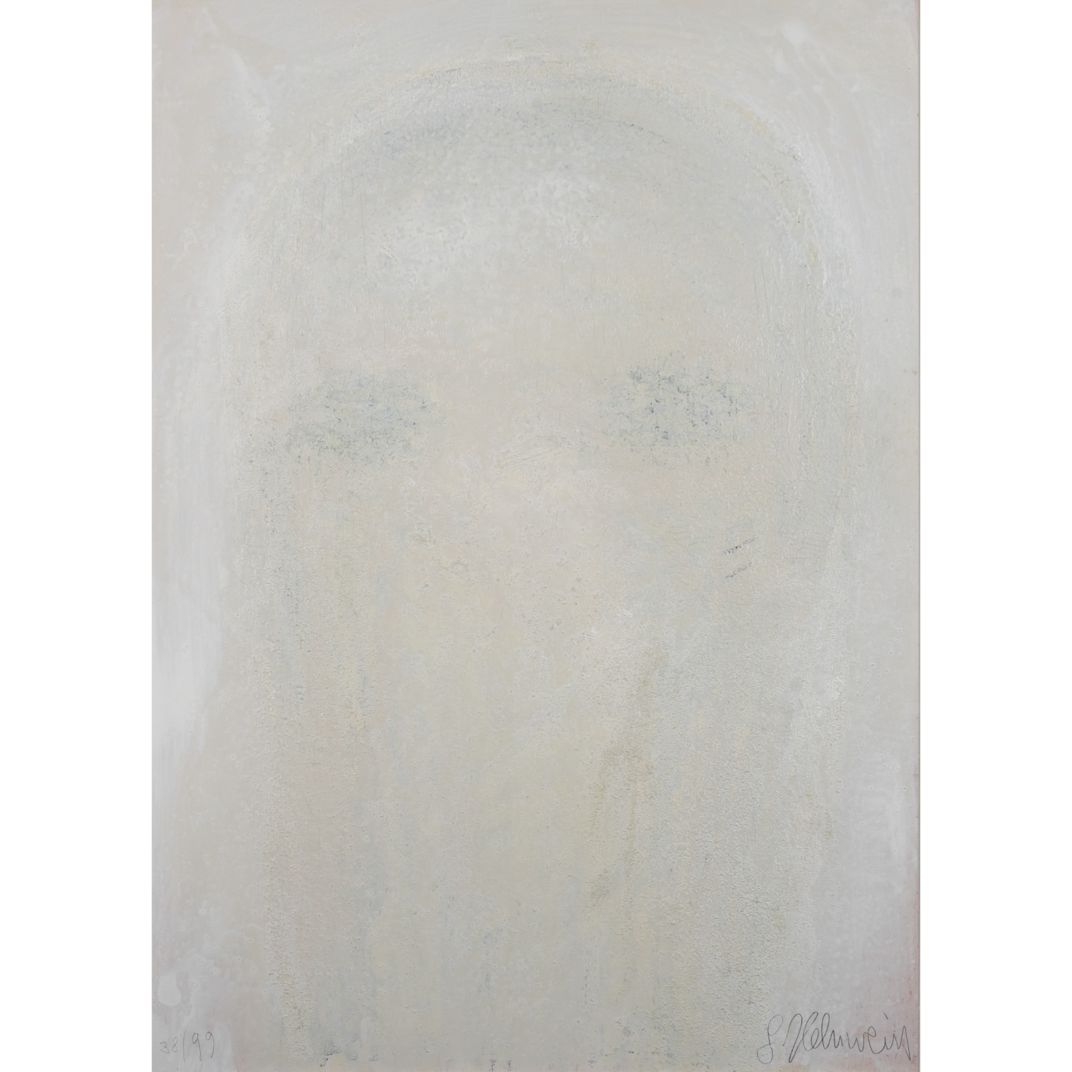 HELNWEIN, GOTTFRIED (geb. 1948), "Gesicht (Selbst - Gottfried Helnwein