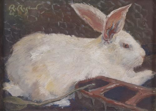 Ramón Rogent | WHITE RABBIT (1940) | MutualArt