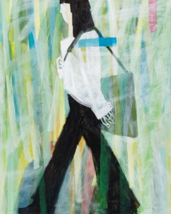 Artwork by Ryu Seoung Ok, For a moment a bag, Made of acrylic on canvas