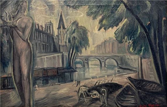 Allegory of Paris. Oil... - Lot