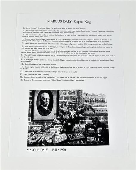 Marcus Daly | Marcus Daly Copper King Print by Robert Neaves | MutualArt