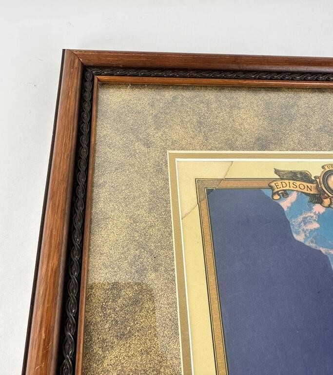 Artwork by Maxfield Parrish, 1928 Maxfield Parrish Calendar Contentment