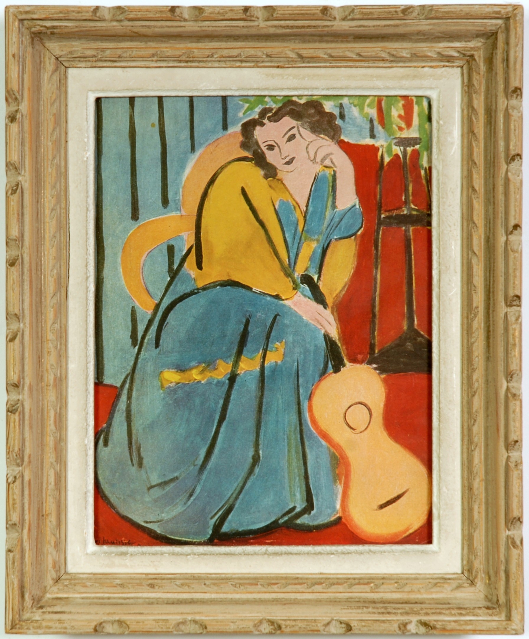 Femme Assise et Guitare by Henri Matisse