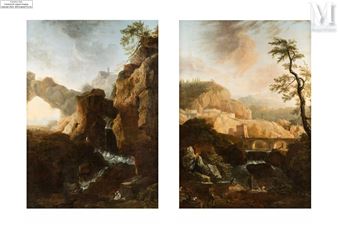 Paysages montagneux - Jean-Pierre-Xavier Bidauld