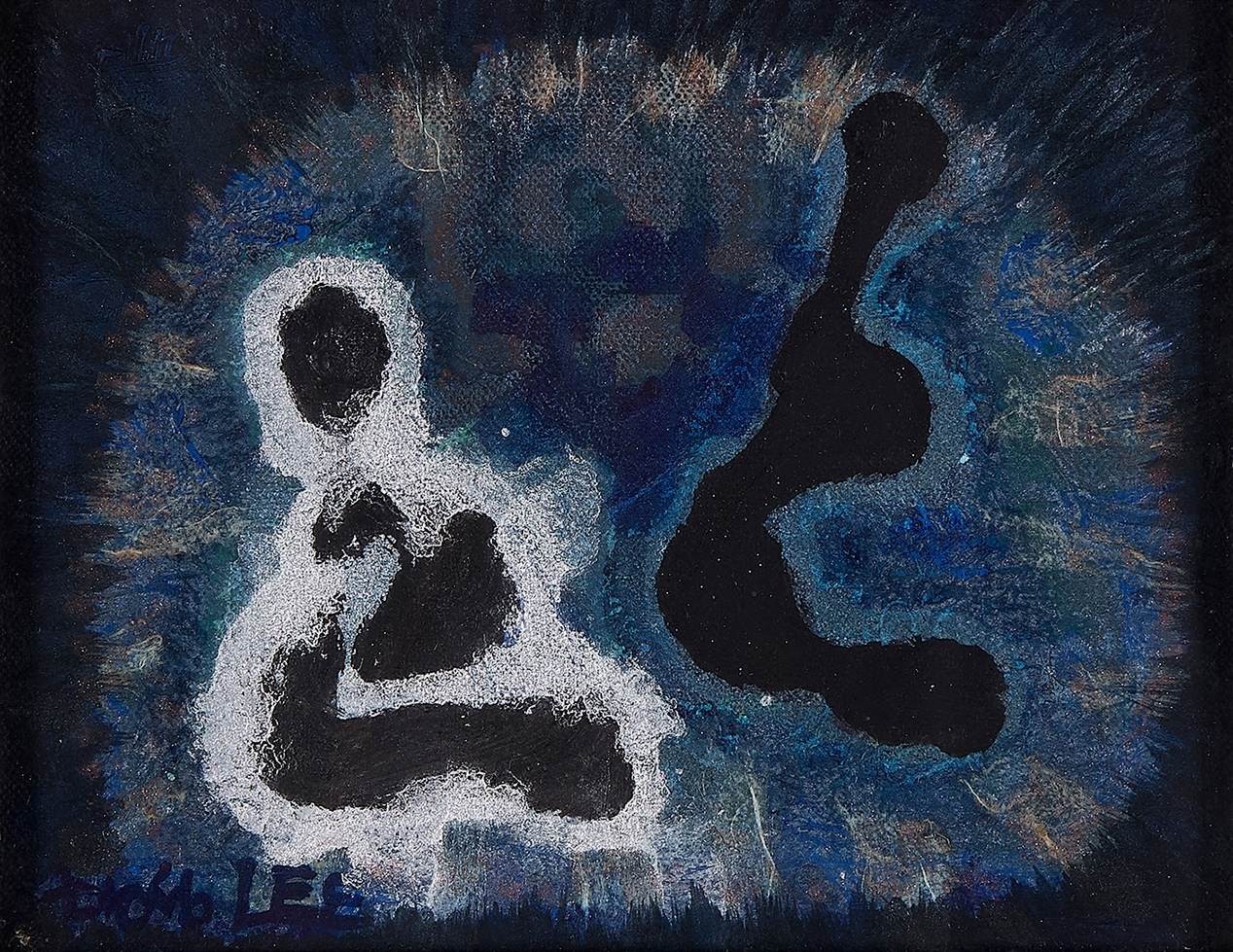 Artwork by Lee Hangsung, Untitled, Made of mixed media on Korean paper mounted on canvas