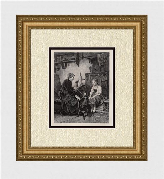 Little Barefoot by Benjamin Vautier the Elder, F. L. Meyer, 1880