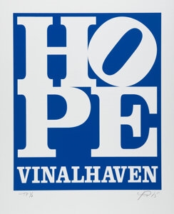 Robert Indiana | HOPE (Vinalhaven (2015) | MutualArt