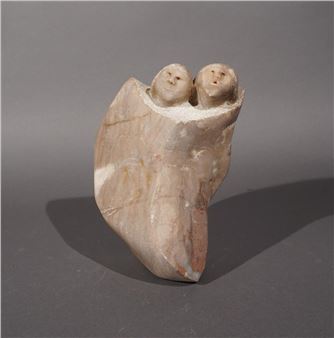 Carved Stone Figural Group - Robert Garcia