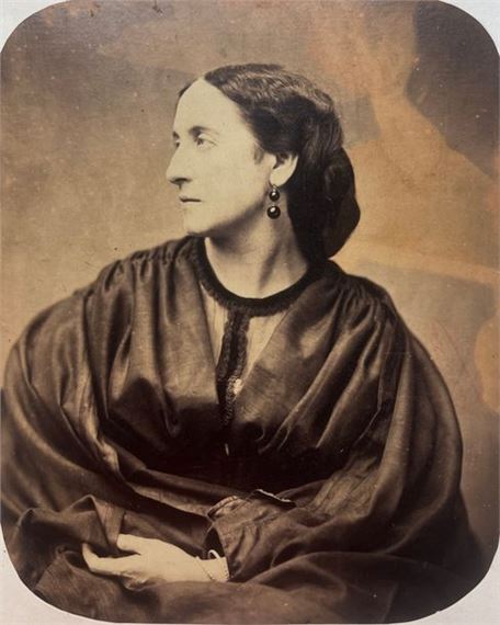 Portrait of the Italian Comedienne Adelaïde Ristori by Pierre Petit, circa 1870