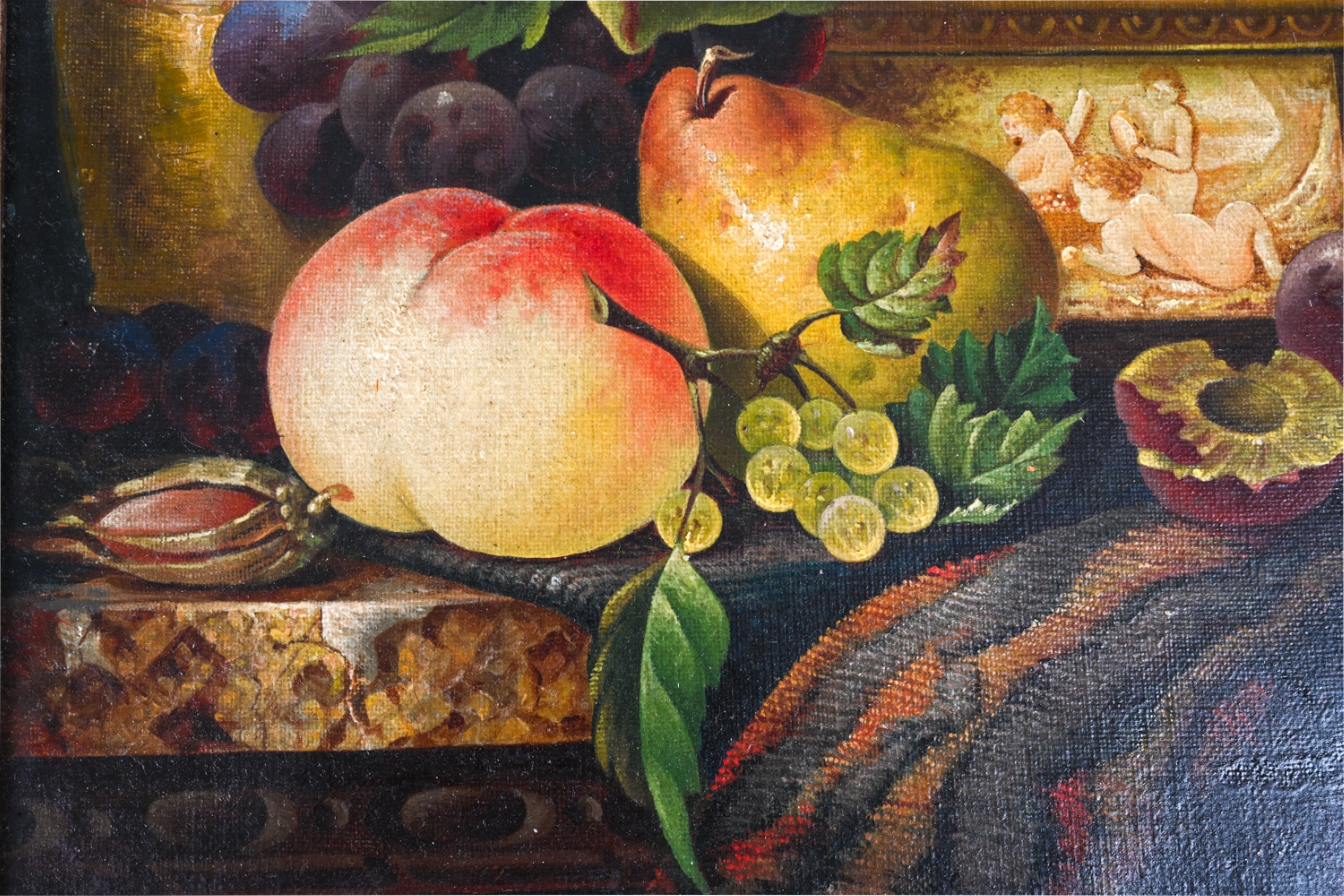 Artwork by W. L. Bray, W. L. BRAY (20TH C.) O/C STILL LIFE, Made of Oil on canvas