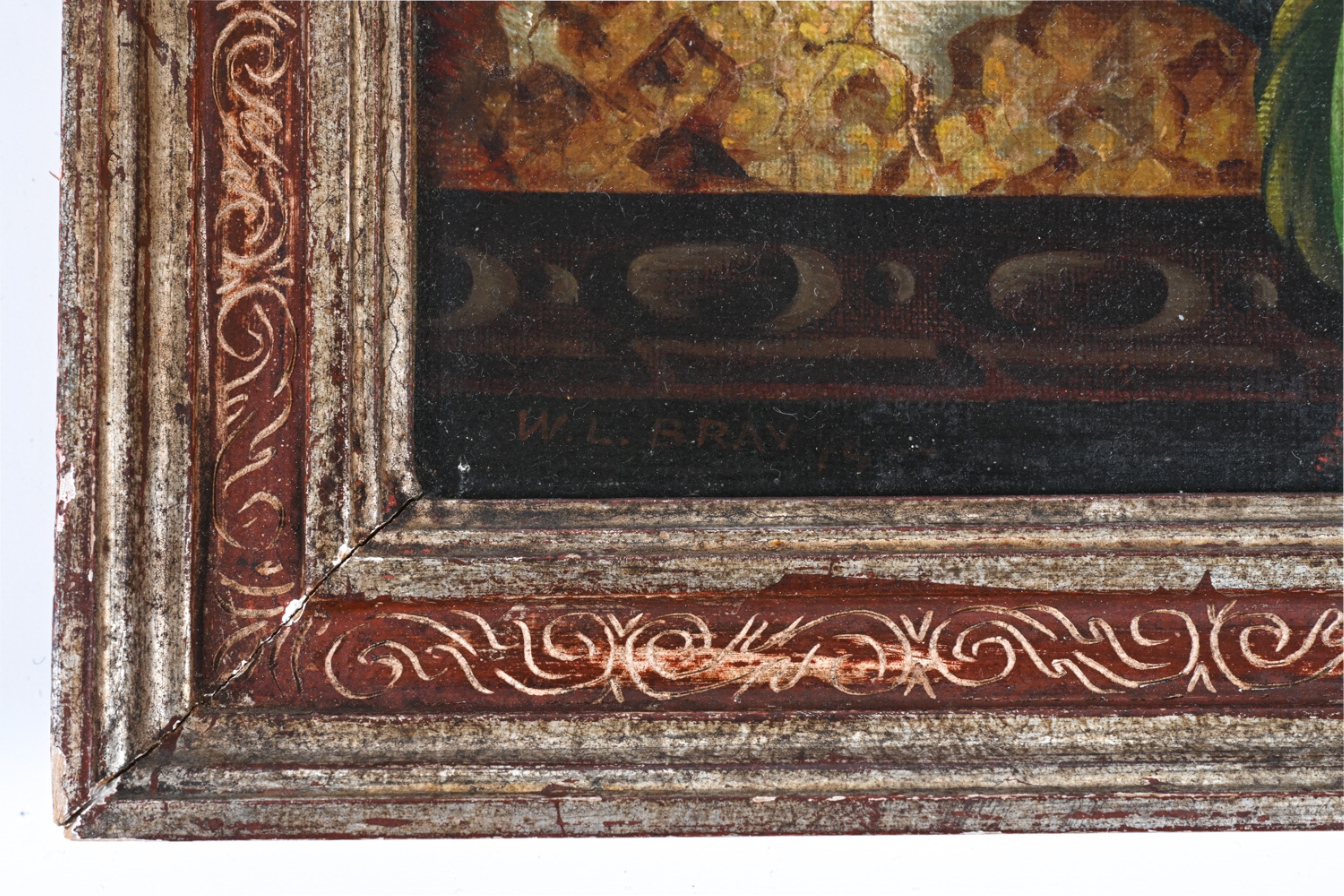 Artwork by W. L. Bray, W. L. BRAY (20TH C.) O/C STILL LIFE, Made of Oil on canvas