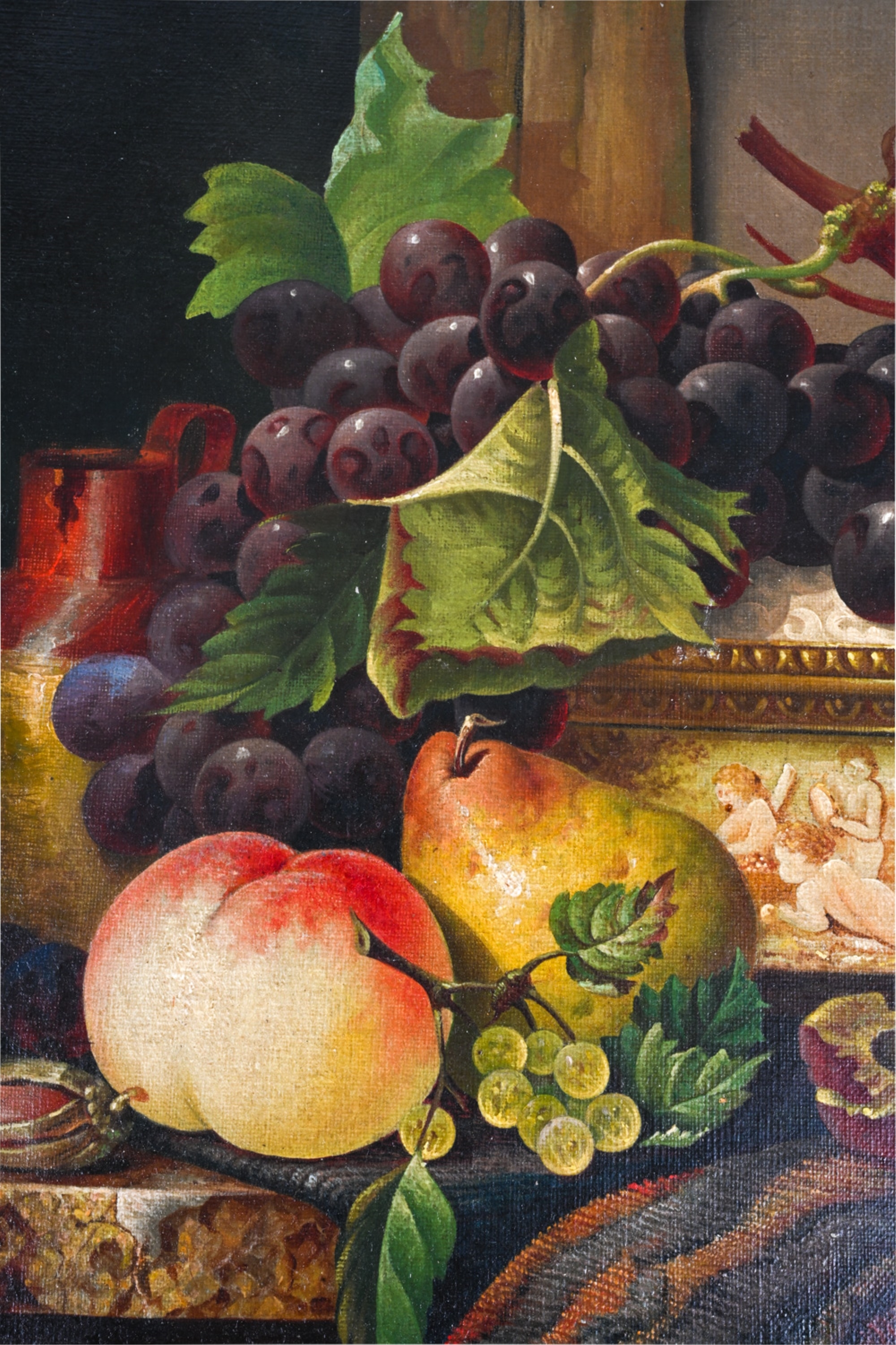 Artwork by W. L. Bray, W. L. BRAY (20TH C.) O/C STILL LIFE, Made of Oil on canvas