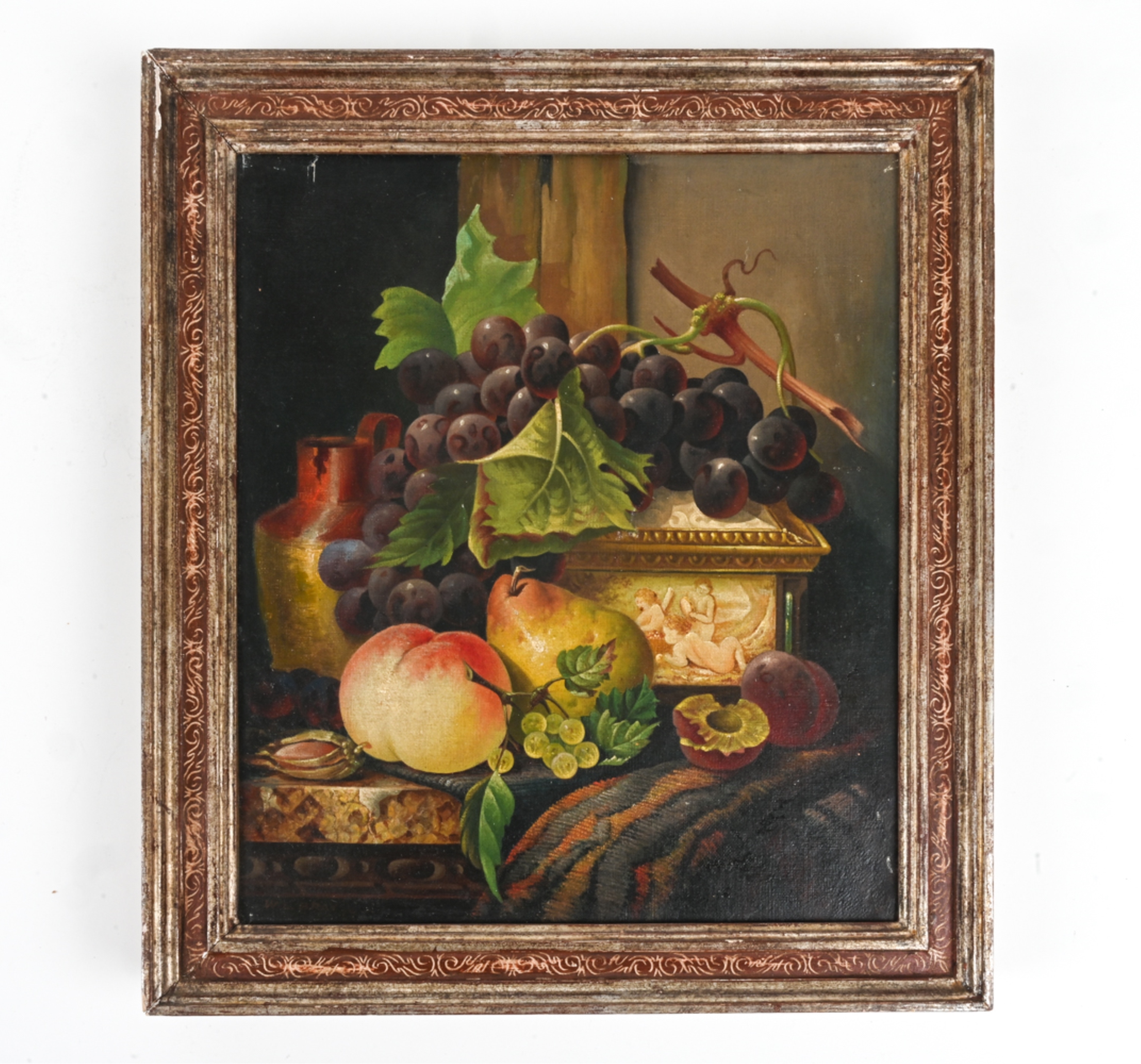 Artwork by W. L. Bray, W. L. BRAY (20TH C.) O/C STILL LIFE, Made of Oil on canvas