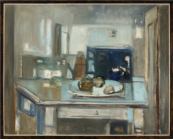 interior with still life by Emil Reichmuth, 1931