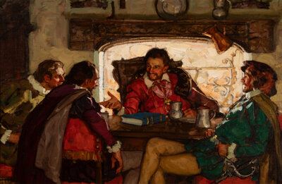<b>Saul Tepper (American, 1899-1987)</b><br> <i>Cavalier's</i> <i>Tale</i>, 1937<br> by Saul Tepper