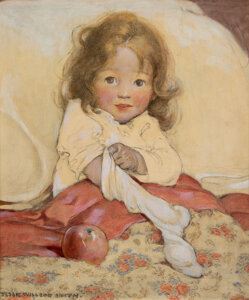 <b>Jessie Willcox Smith (American, 1863-1935)</b><br> <i>Christmas Morning</i><br> - Jessie Willcox Smith