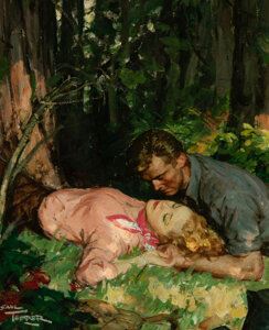 <b>Saul Tepper (American, 1899-1987)</b><br> <i>I'll Take What's Mine paperback cover</i>, 1954<br> by Saul Tepper, 1954