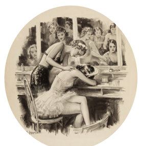 An Innocent Visitor, Pull Yourself Together, The Saturday Evening Post magazine interior - George Brehm