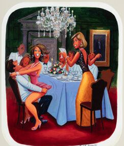 Oh, Here's the Mix Up- Miss Fontaine, You're Seated Opposite Mr. Wininger by Buck Brown