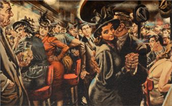 The Foster Portfolio, Collier's magazine interior - Albert Dorne