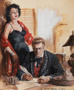 The Baron of Arizona, Real Magazine interior - Everett Raymond Kinstler