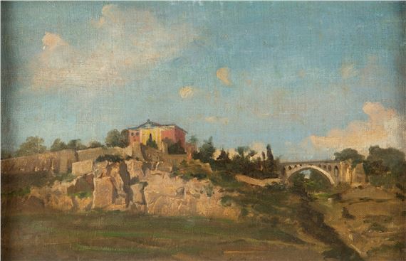 Paesaggio romano by Roman School, 19th Century