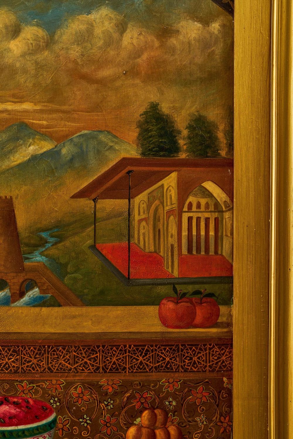 Artwork by Persian School, 19th Century, A NOUROUZ STILL LIFE, Made of OIL ON CANVAS