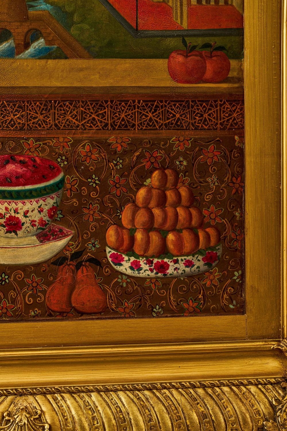 Artwork by Persian School, 19th Century, A NOUROUZ STILL LIFE, Made of OIL ON CANVAS