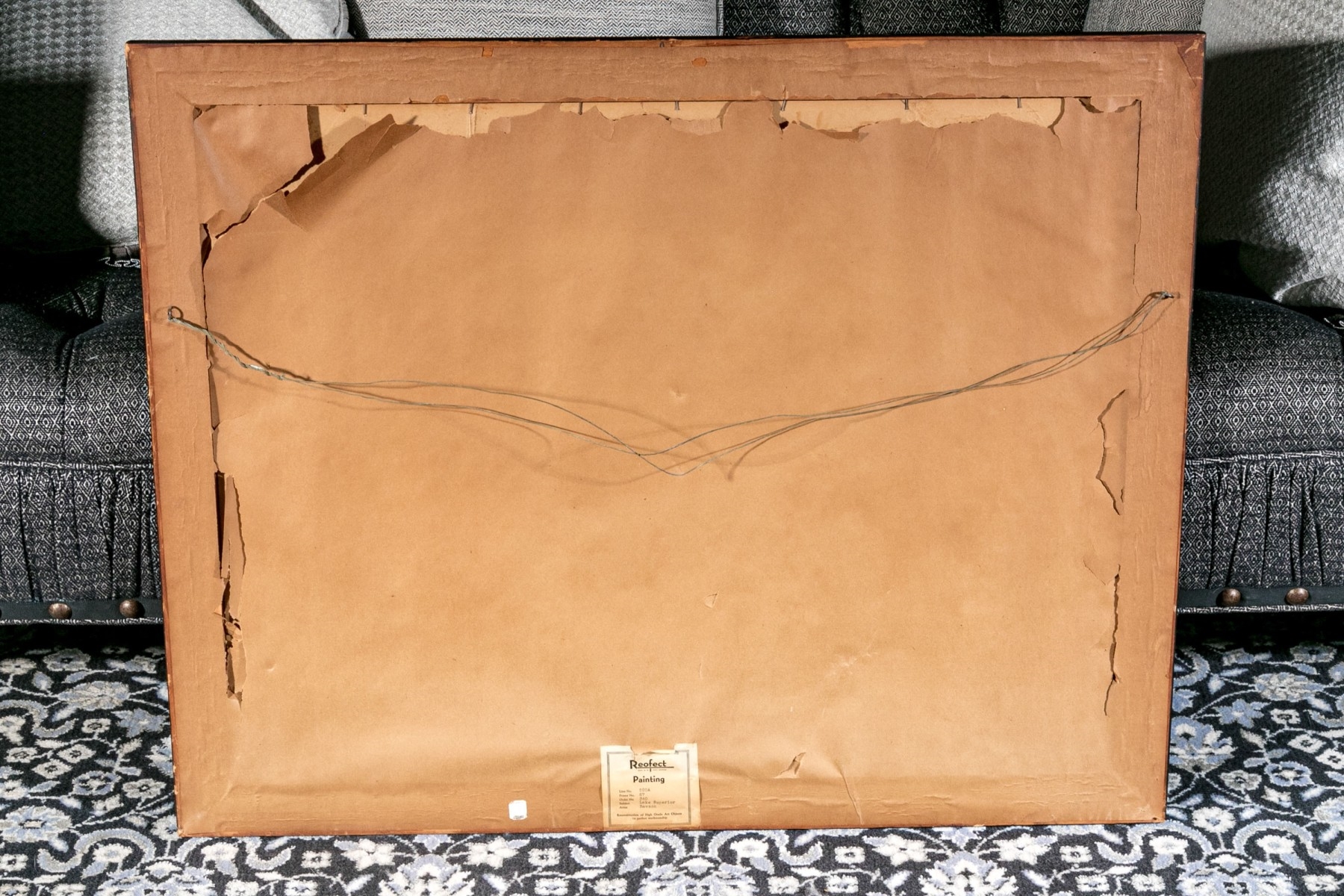 Artwork by Carl Wendell Rawson, Lake Superior, Made of print on board