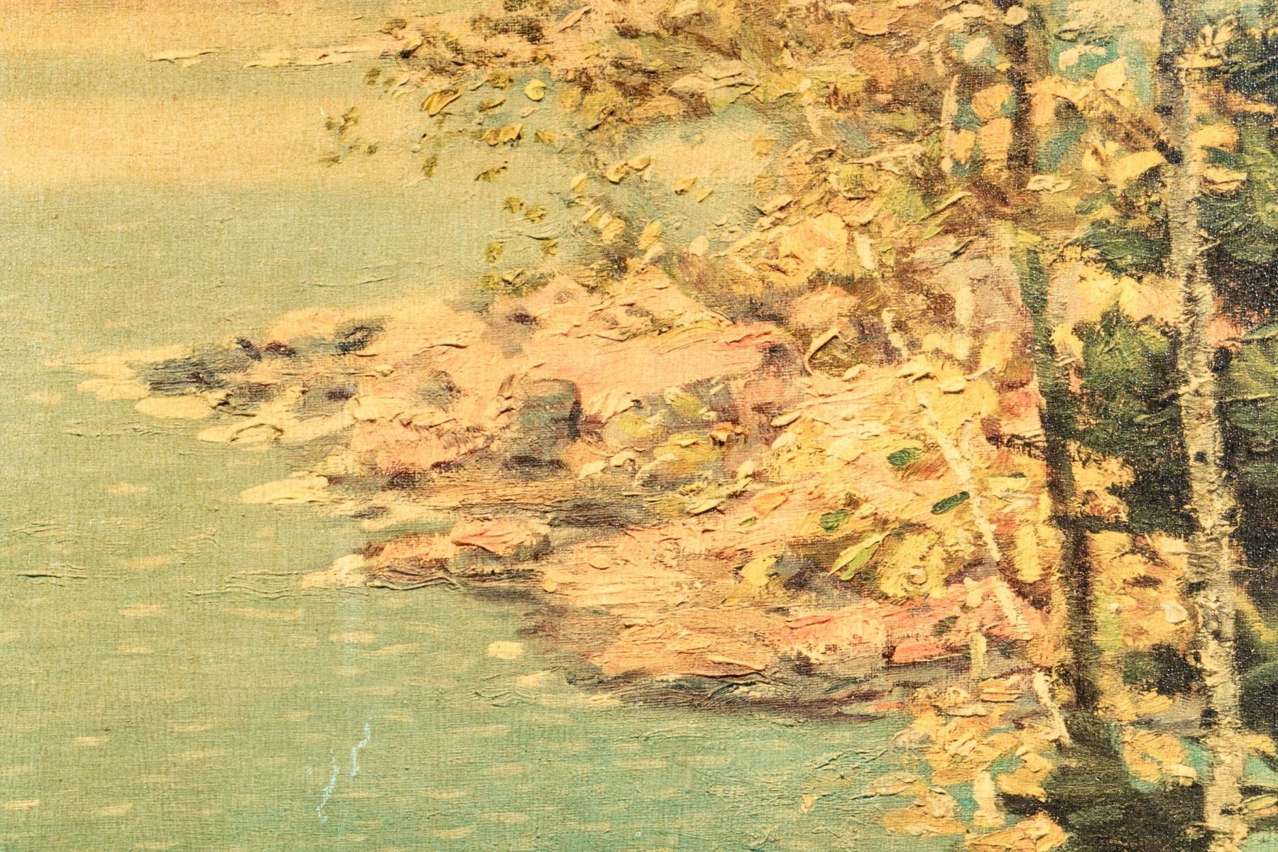 Artwork by Carl Wendell Rawson, Lake Superior, Made of print on board