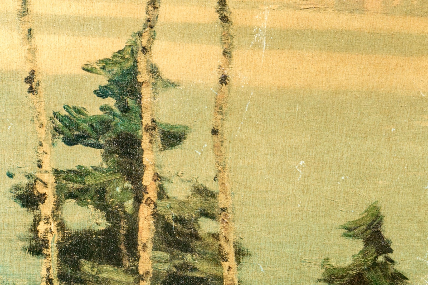 Artwork by Carl Wendell Rawson, Lake Superior, Made of print on board