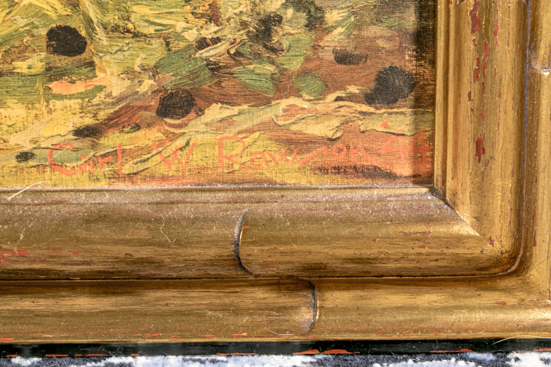 Artwork by Carl Wendell Rawson, Lake Superior, Made of print on board