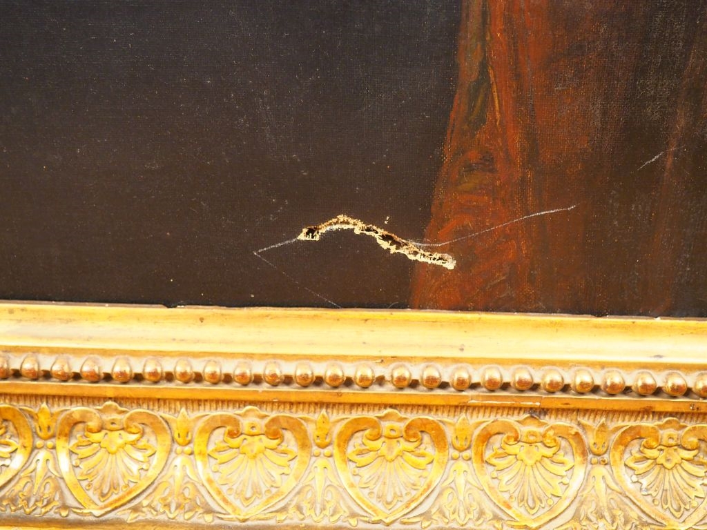 Artwork by Jules de Lacger, Portait d'élégante, Made of huile sur toile