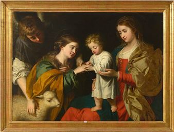 Le Mariage mystique de sainte Catherine - Abraham van Diepenbeeck