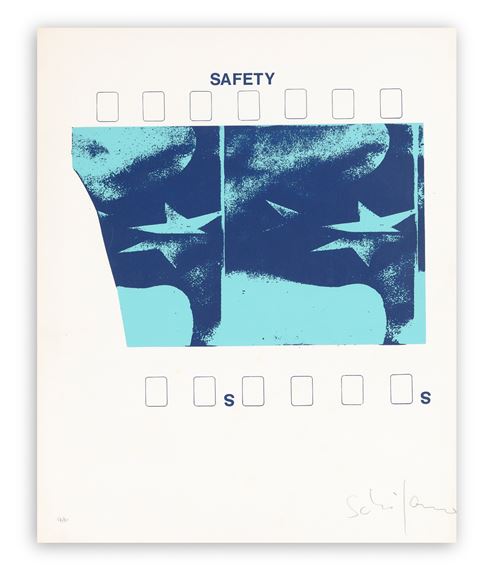 Senza Titolo (Safety by Mario Schifano, 1968