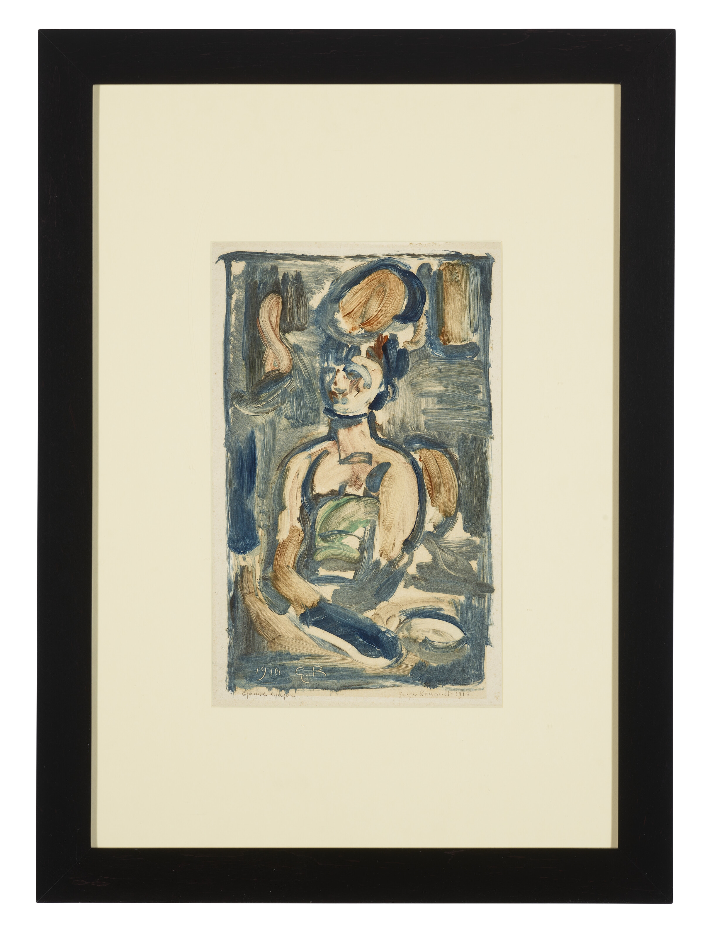 Georges Rouault | Fille au cafe (1910) | MutualArt