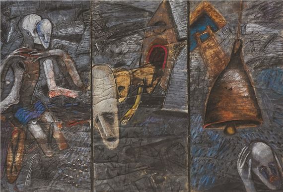 Untitled (Triptych by C. Douglas, 1994