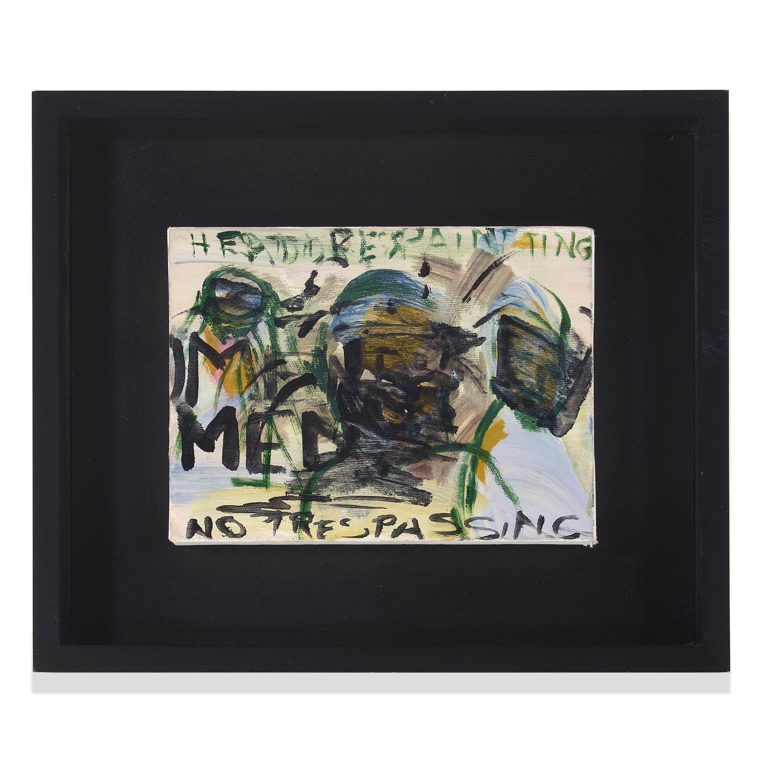 Artwork by Naomie Kremer, No Trespassing , 2003, Made of oil on canvas