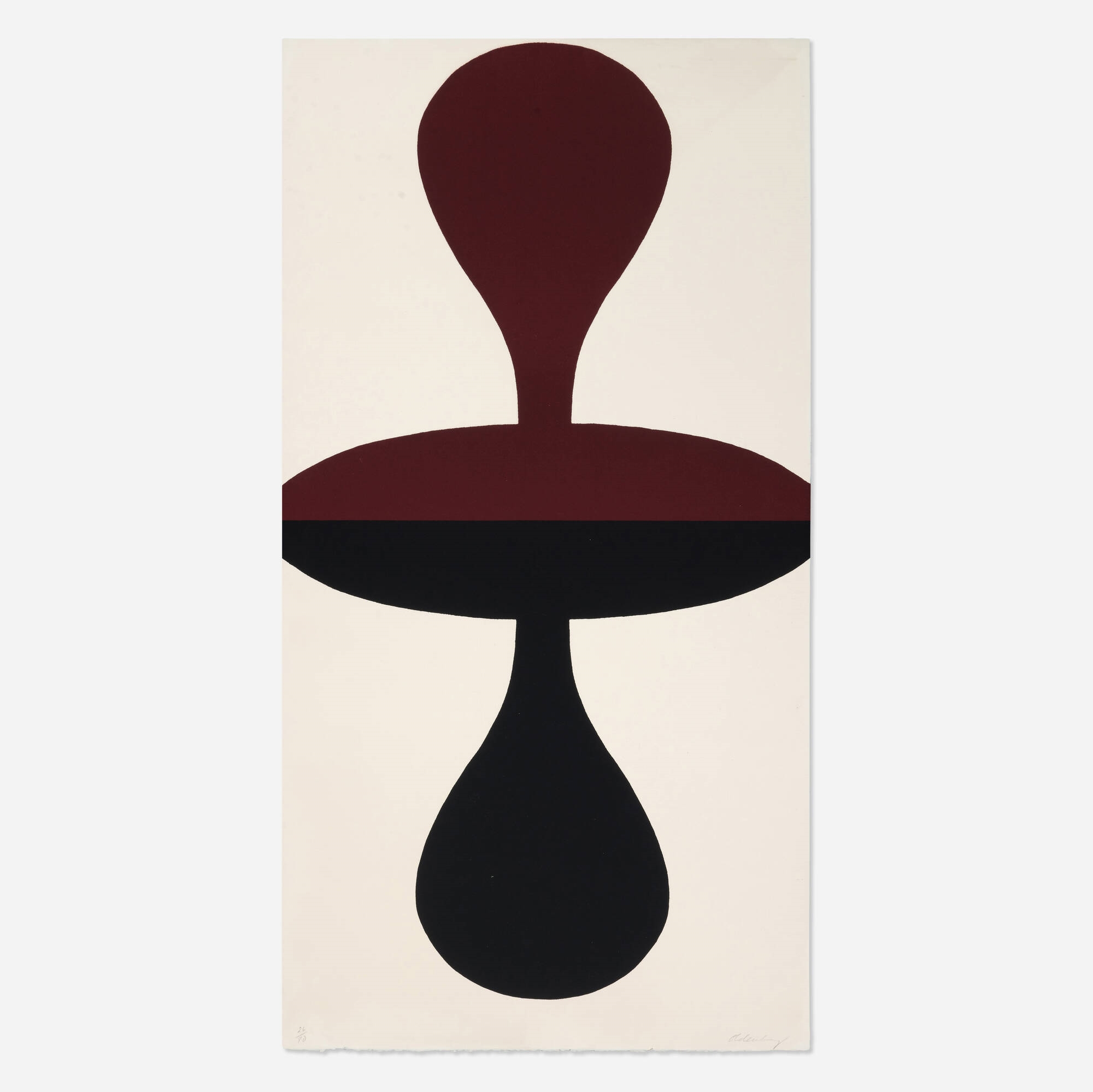 Claes Oldenburg | Double Punching Bag (1967) | MutualArt