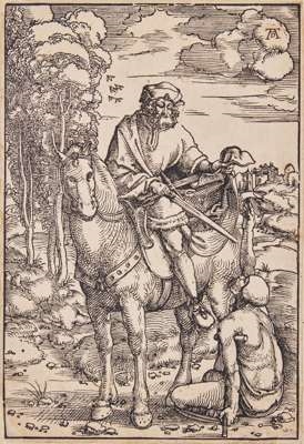Saint Martin on Horseback by Hans Baldung Grien, circa 1484