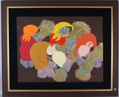 Artwork by Anton Repnik, Insgesamt 81 Arbeiten aus den Jahrzehnten 1970, Made of oil on canvas