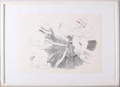 Artwork by Anton Repnik, Insgesamt 81 Arbeiten aus den Jahrzehnten 1970, Made of oil on canvas