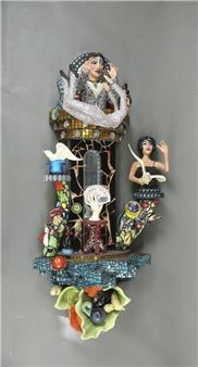 J. Onofrio, &quot;Slight of Hand&quot; Mixed media sculpture - Judy Onofrio